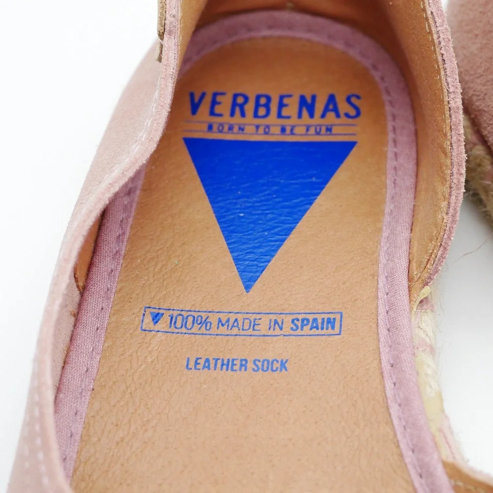 Verbenas carmen suede